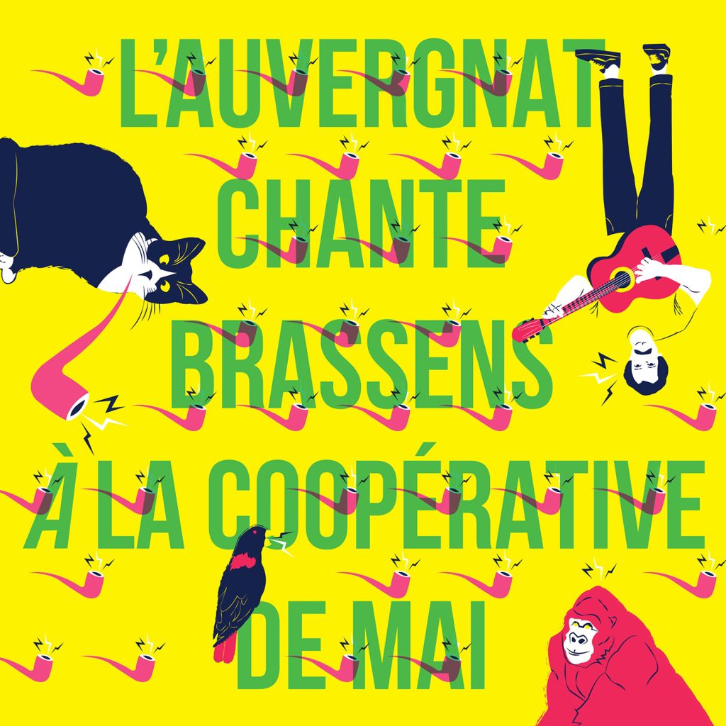 L&rsquo;Auvergnat Chante Brassens à La Coopérative de Mai